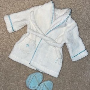 American Girl Doll Robe with Slippers